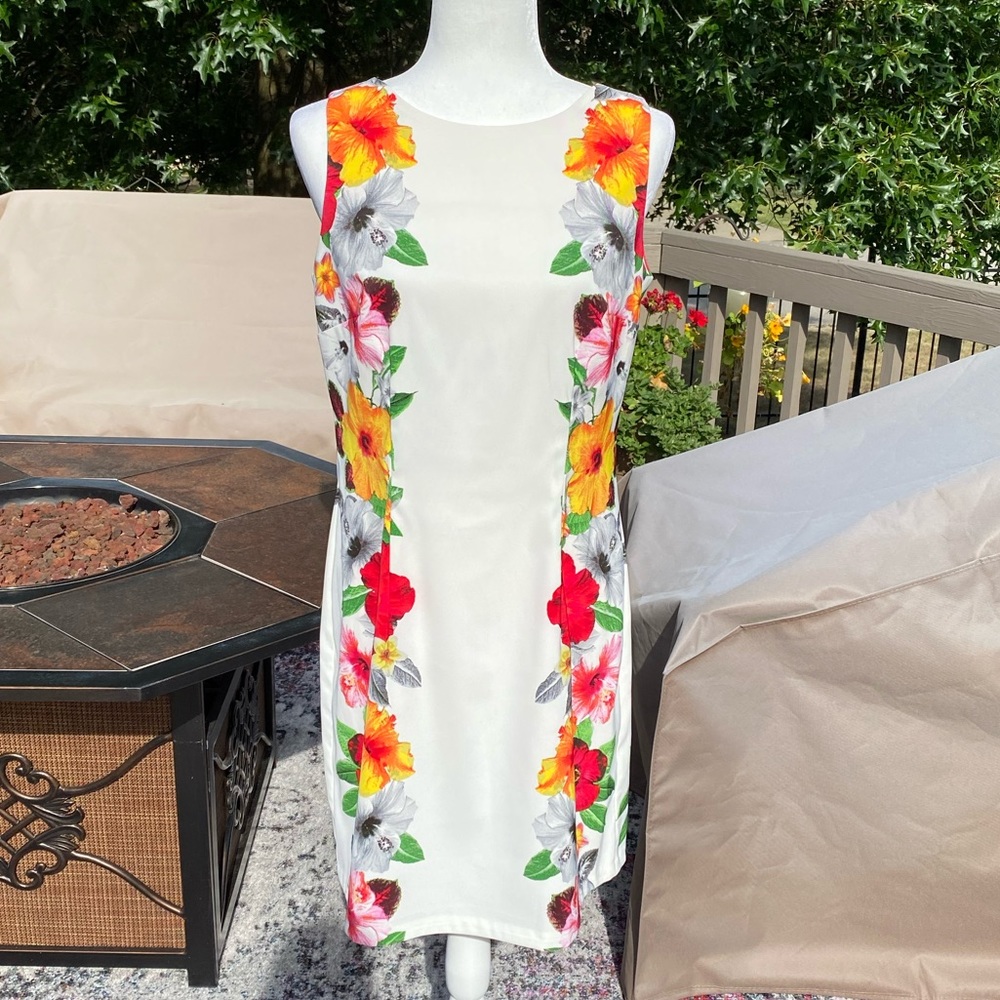 AGB Dresses Sheath Dress, Floral Print